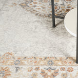 Deepika Machine Washable Oriental Boho Grey/Brown Rug - Image 8