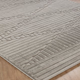 Mitsuko In- & Outdoor 3D High & Low Pile Textured Grey Rug