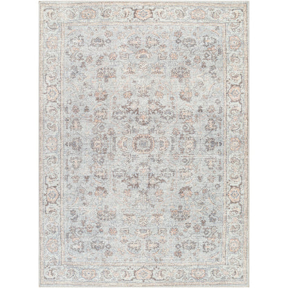 LOUISA Our PNW Home x Livabliss Vintage Oriental Boho Grey/Tan Area Rug Flat