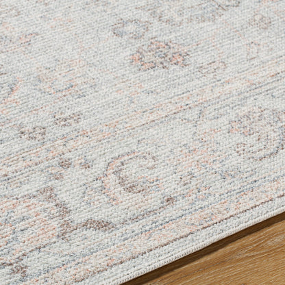 LOUISA Our PNW Home x Livabliss Vintage Oriental Boho Grey/Tan Area Rug Texture