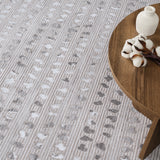 Valkiria Scandi Modern Beige/White Polka Dot Rug