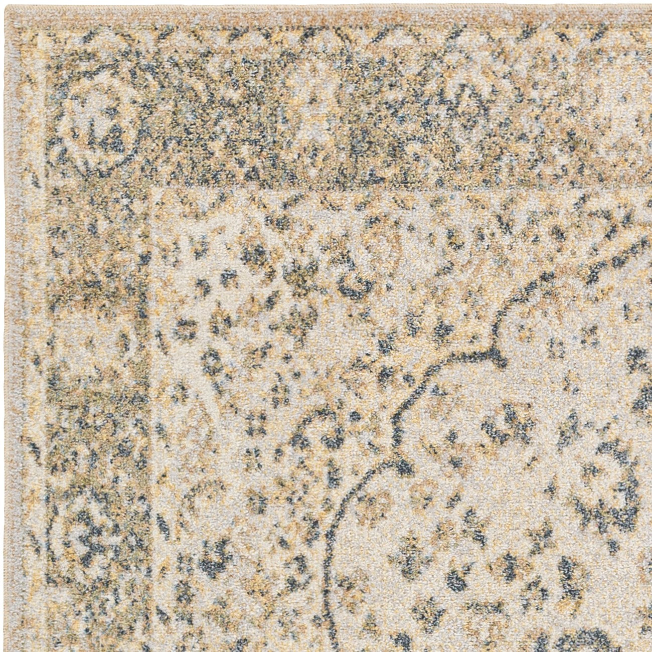 CELINE Machine Washable Traditional Boho Camel Area Rug Zoom