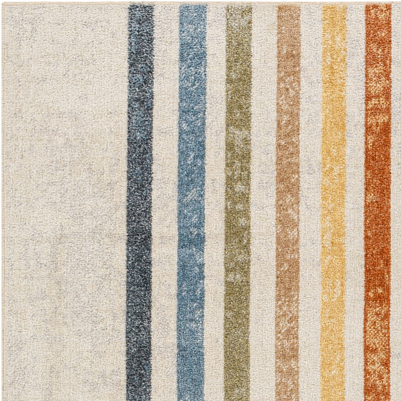 BARBARA Machine Washable Modern Beige Area Rug Zoom