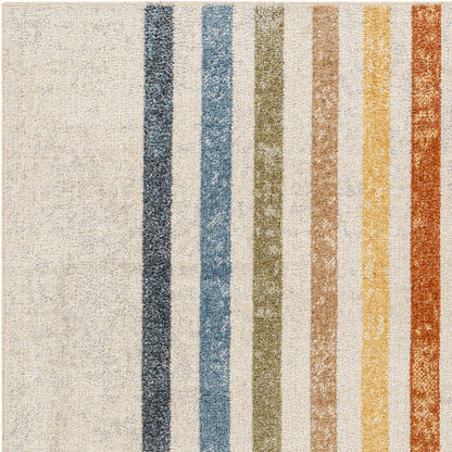 BARBARA Machine Washable Modern Beige Area Rug Zoom