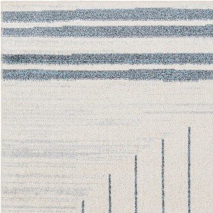 ENSO FALLS Machine Washable Geometric Beige Area Rug Zoom