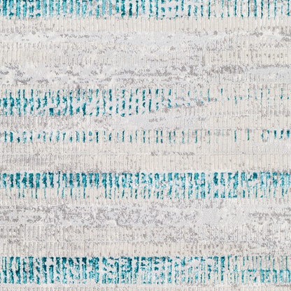 MAEVA Scandi Modern Teal Area Rug Swatch
