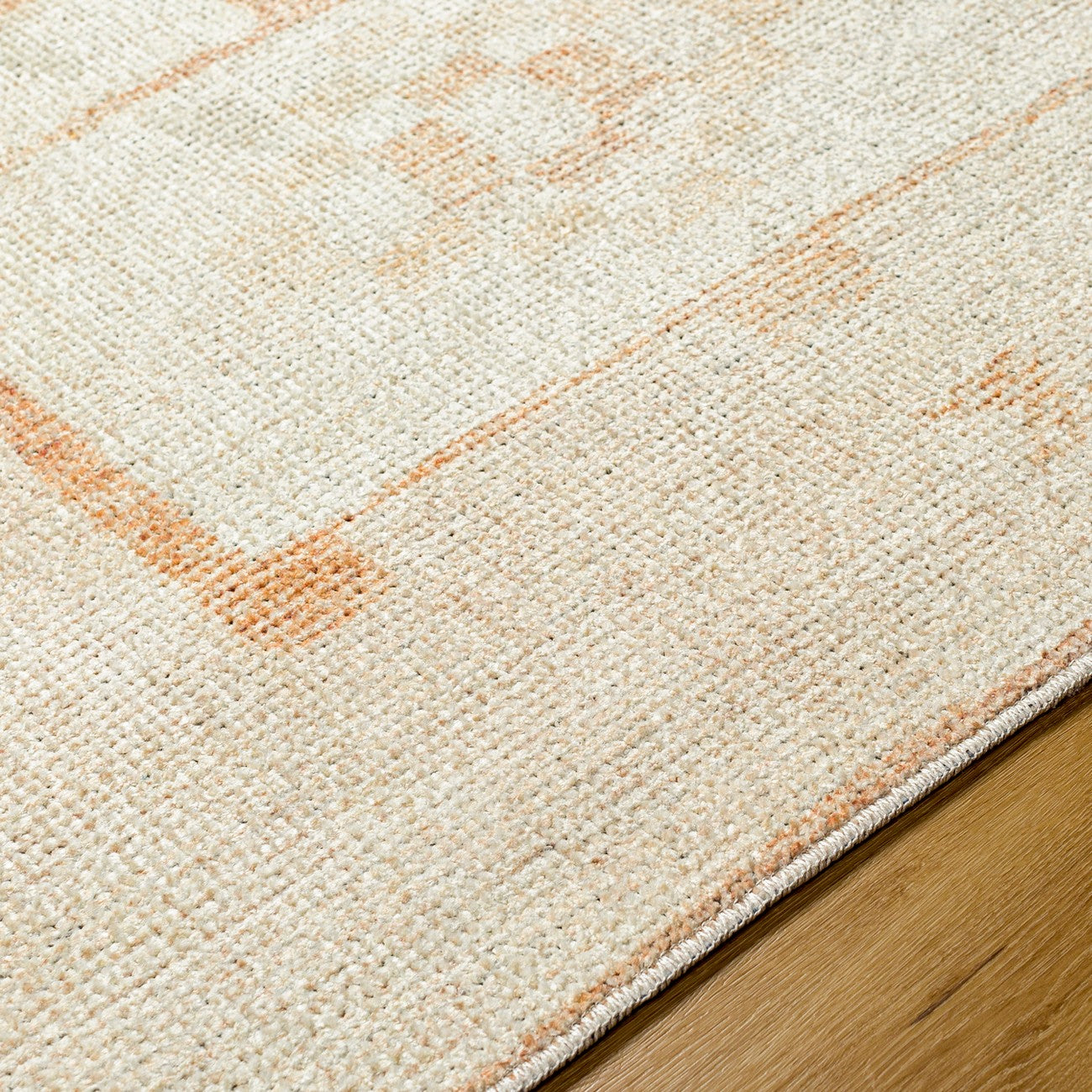 MAMTA Becki Owens x Livabliss Global Berber Apricot Area Rug Texture