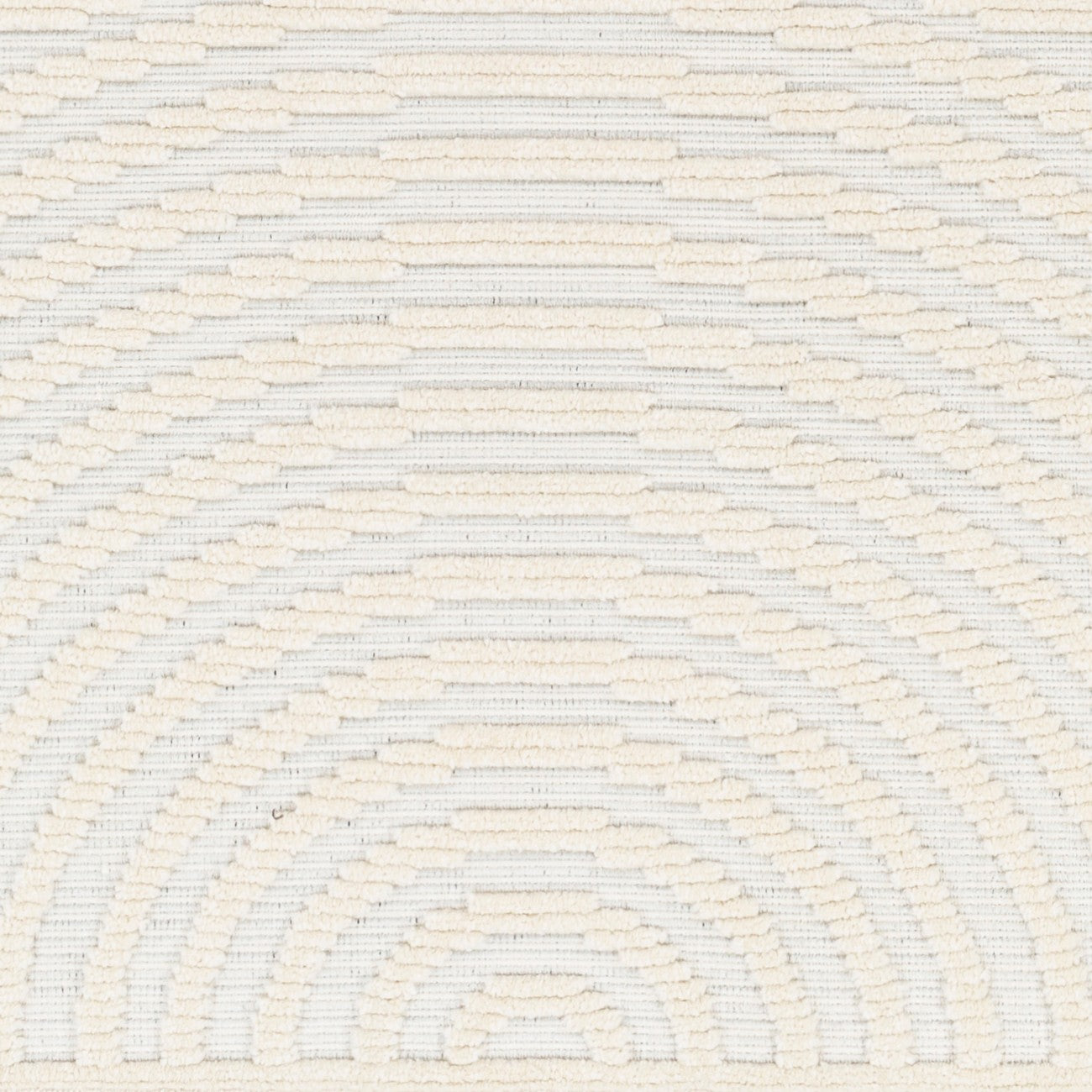 MEERA LAKE Machine Washable Modern Cream Area Rug Swatch