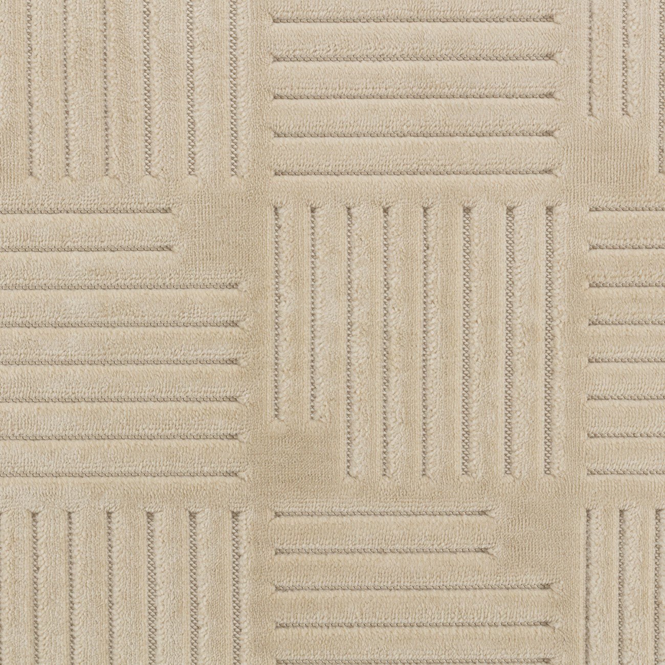 MIDORI Indoor & Outdoor Scandi Modern Beige Area Rug Swatch