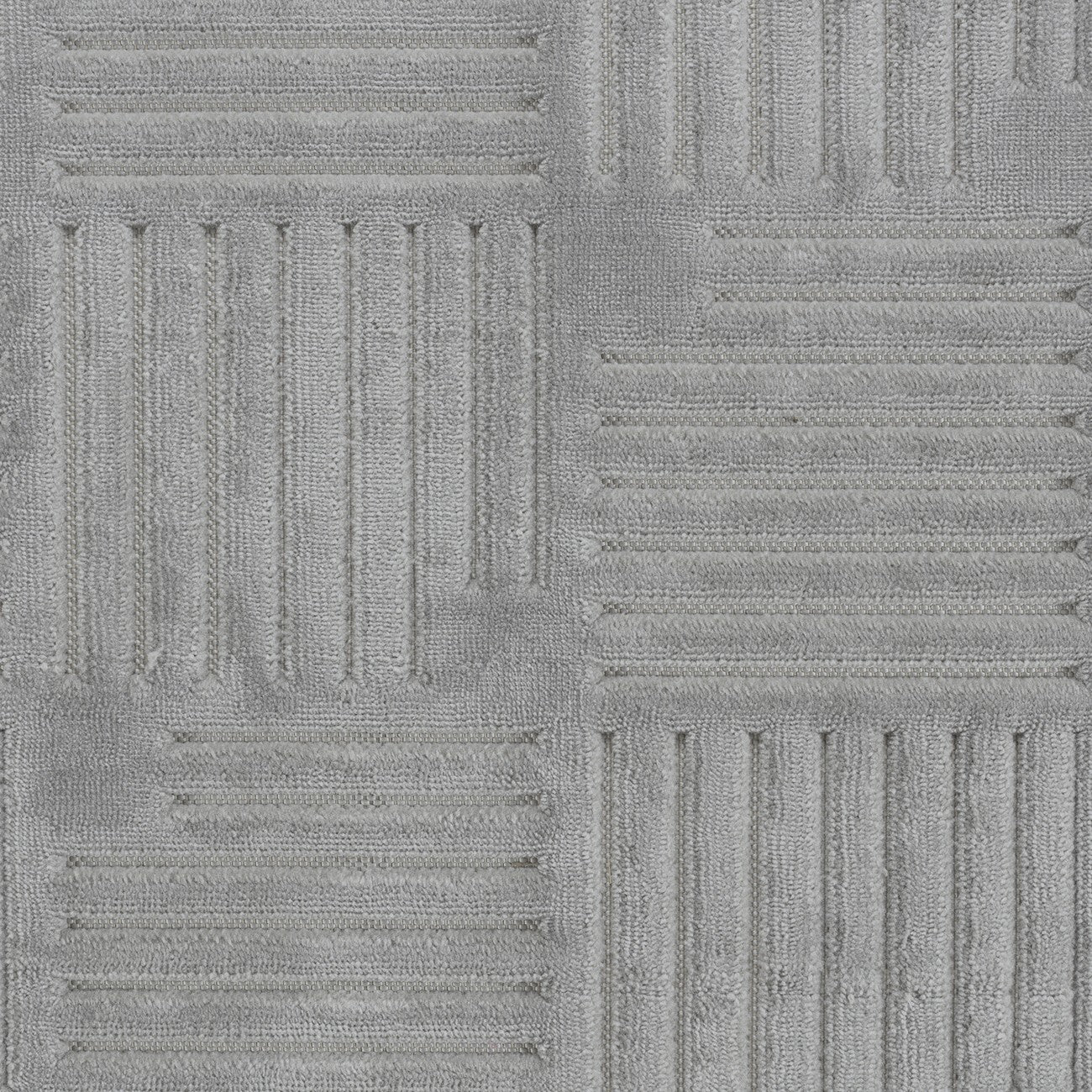 MIDORI Indoor & Outdoor Scandi Modern Grey Area Rug Swatch