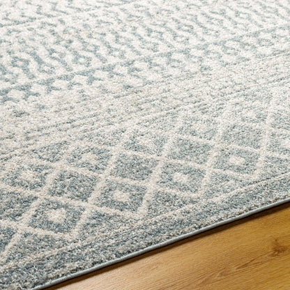 MILA Scandi Modern Boho Light Beige/Grey Area Rug Texture