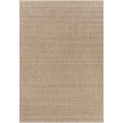 MIMI Indoor & Outdoor Global Brown Area Rug Flat