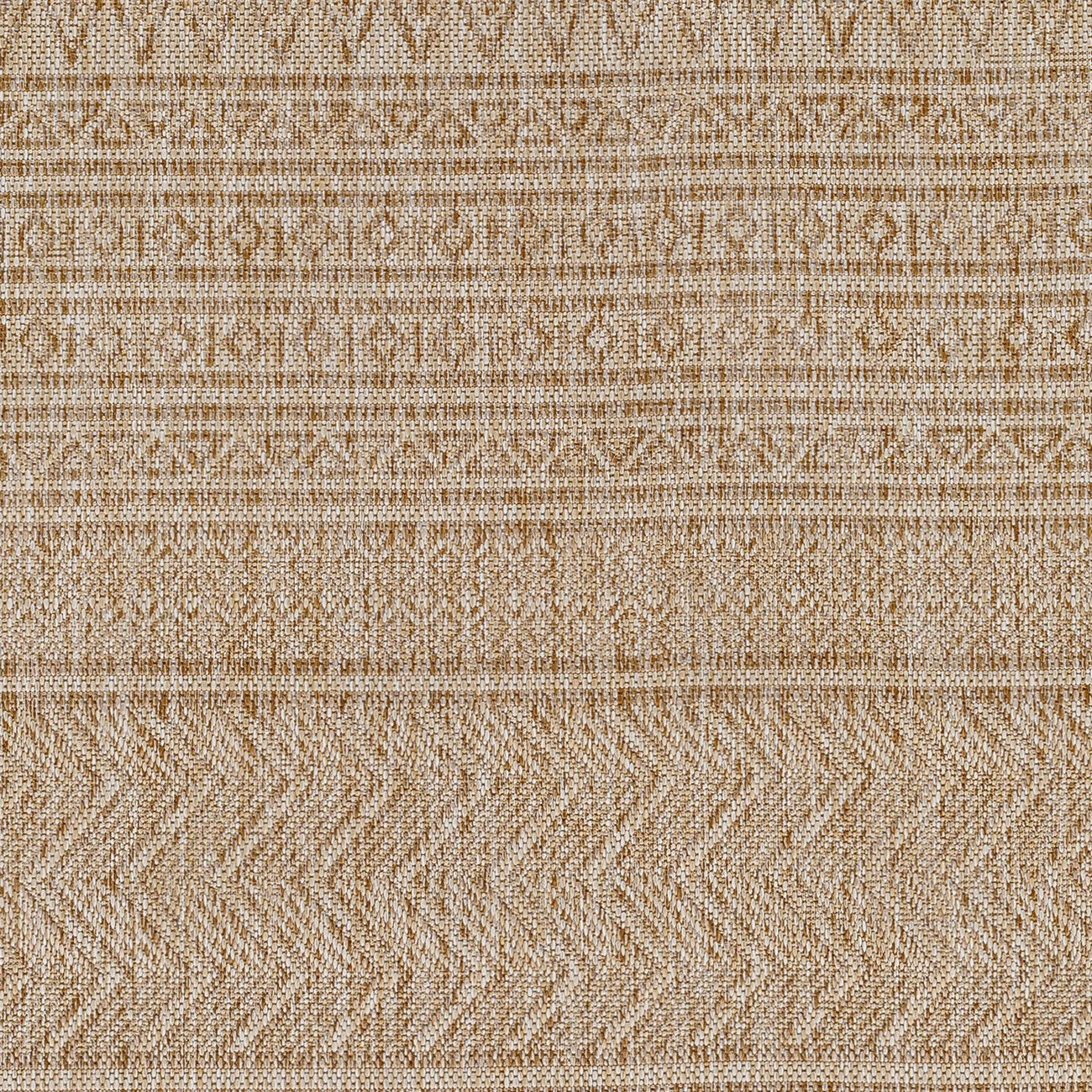 MIMI Indoor & Outdoor Global Brown Area Rug Swatch