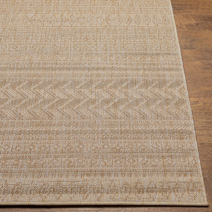 MIMI Indoor & Outdoor Global Brown Area Rug Front