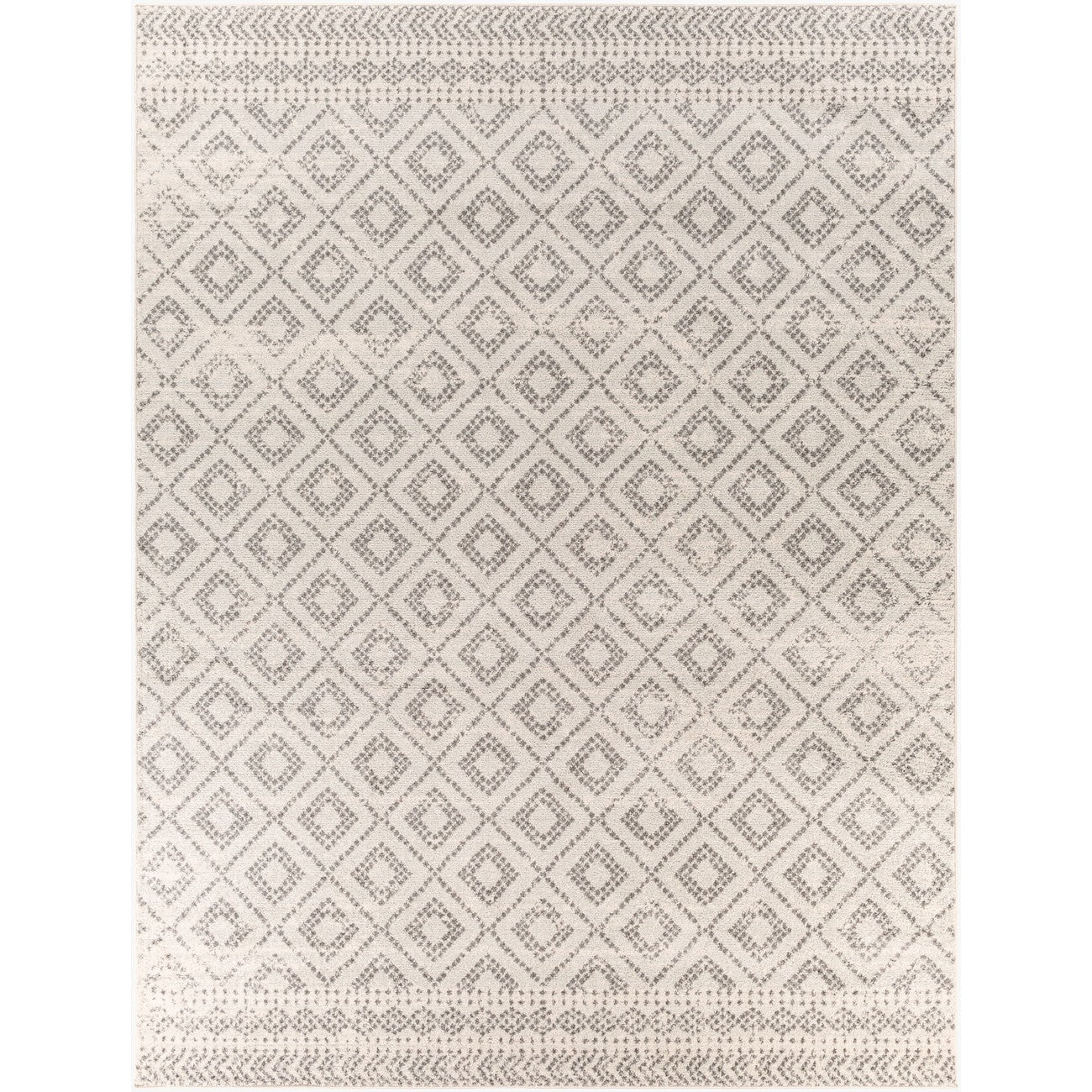 MISTIE Scandi Global Light Slate Area Rug Flat