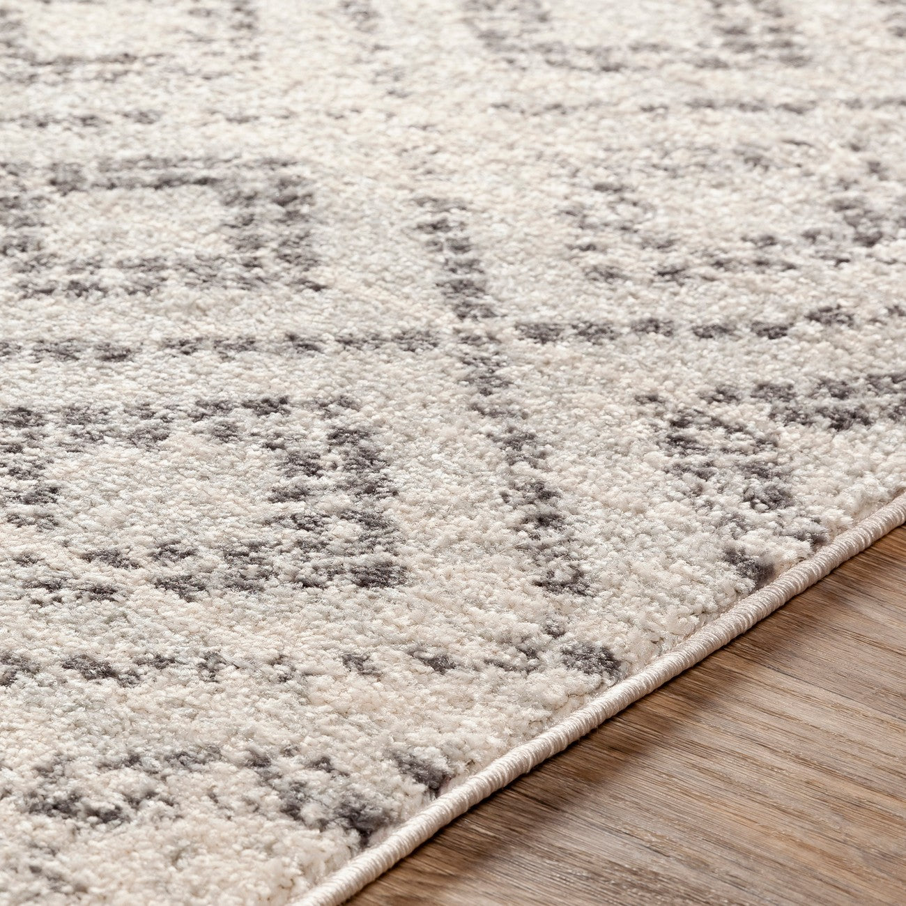 MISTIE Scandi Global Light Slate Area Rug Texture