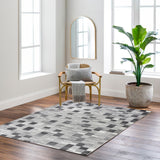 Alia Scandi Modern Black Rug