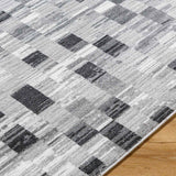 Alia Scandi Modern Black Rug