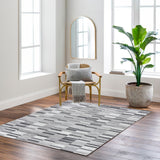 Bhaumi Scandi Modern Black Rug