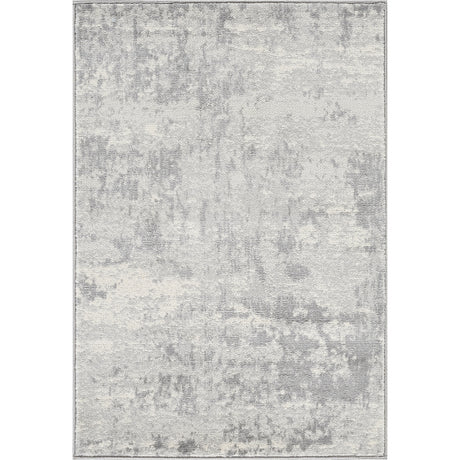Victoire Abstract Modern Marble Grey/Ivory Rug - Image 1