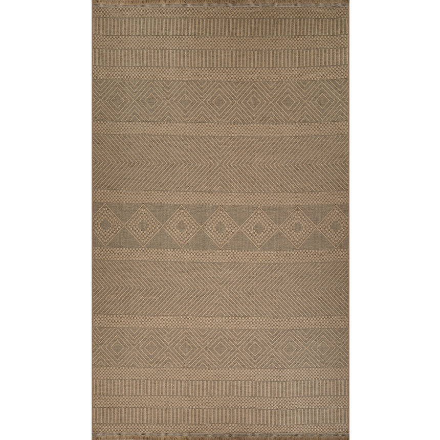 Mythri Cottage Tan Machine Washable Jute Rug