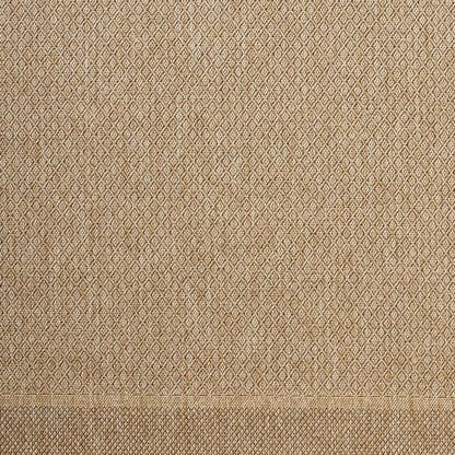 PENNY Indoor & Outdoor Cottage Jute-Look Beige Area Rug Swatch