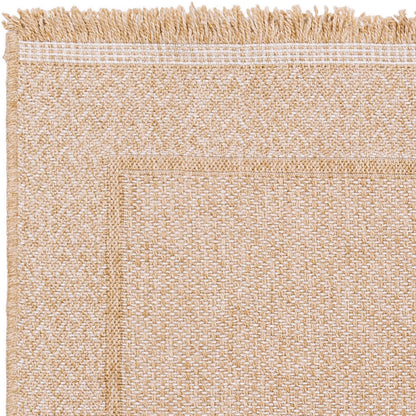NIKKI Indoor & Outdoor Cottage Jute-Look Beige Area Rug Zoom