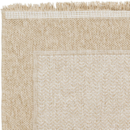 JENNY Indoor & Outdoor Cottage Jute-Look Beige/Tan Area Rug Zoom