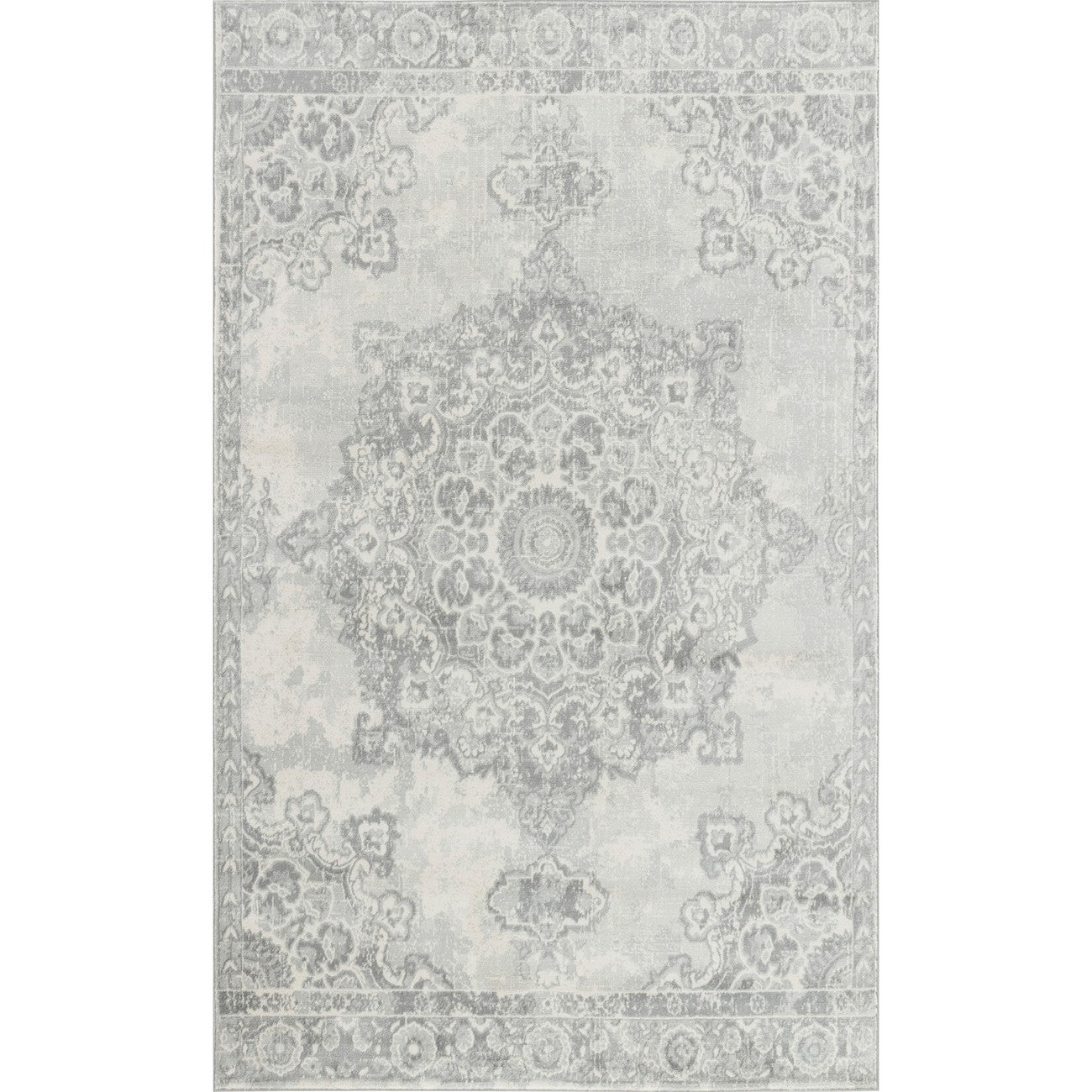LOLA Vintage Traditional Oriental Boho Cream Area Rug Flat