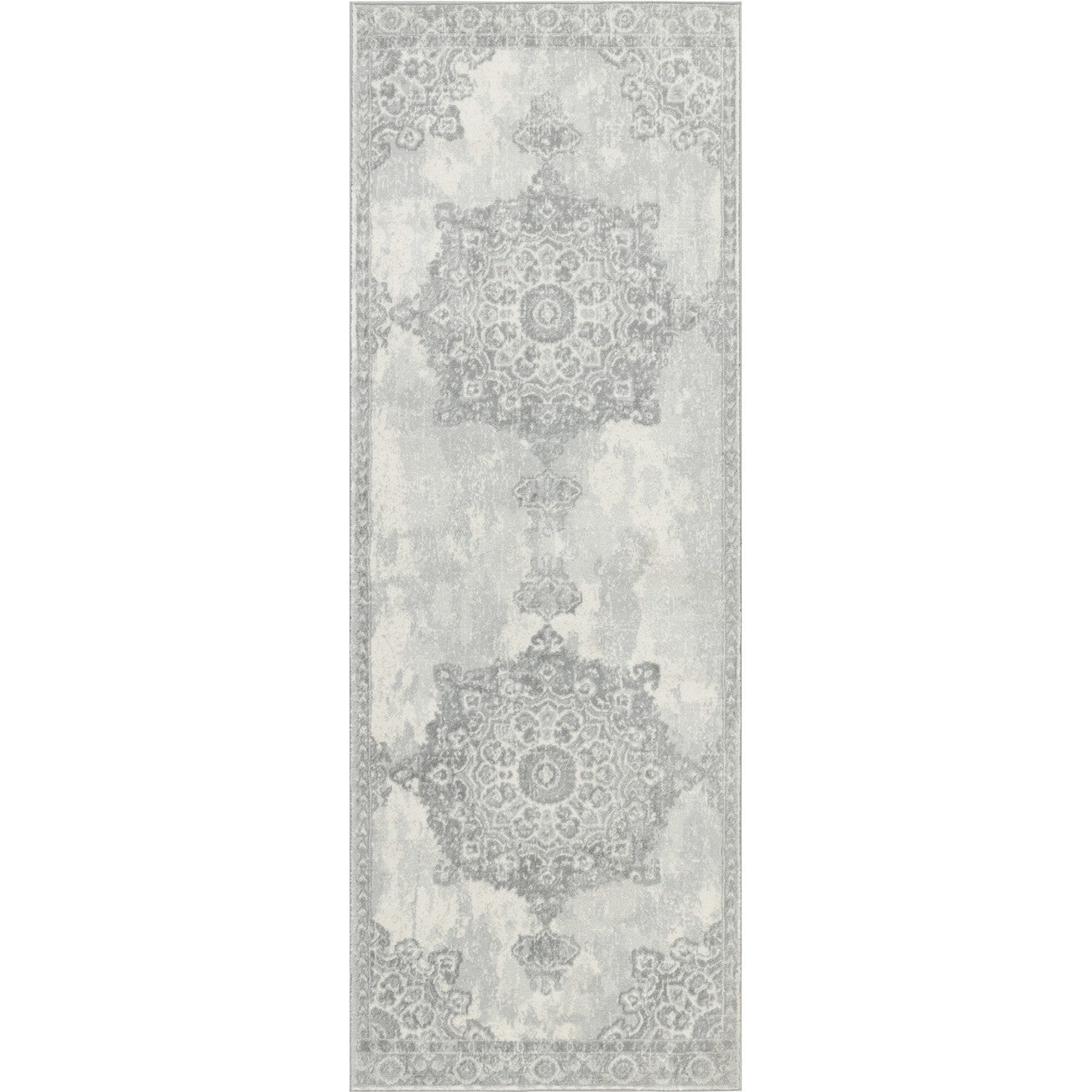 LOLA Vintage Traditional Oriental Boho Cream Area Rug Flat