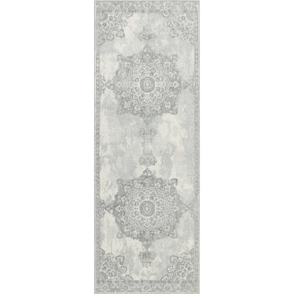 LOLA Vintage Traditional Oriental Boho Cream Area Rug Flat