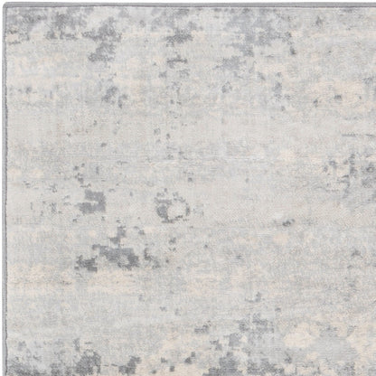 VICTOIRE Abstract Modern Marble Grey/Ivory Area Rug Zoom