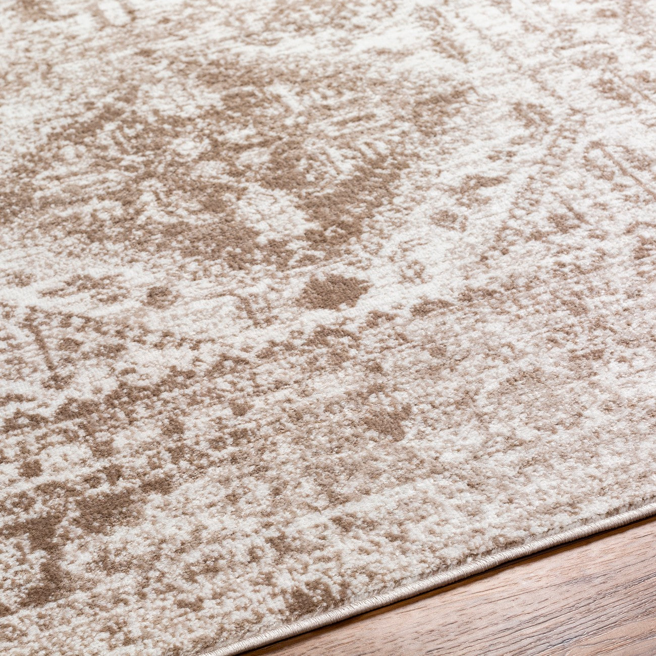 NEELAM Vintage Oriental Boho Ivory Area Rug Texture