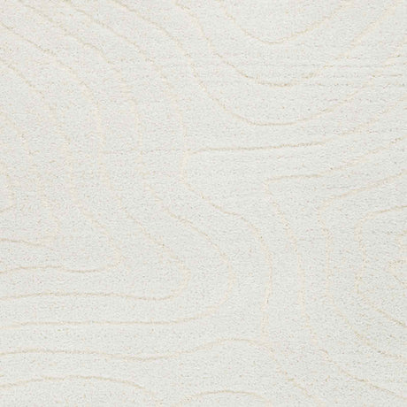 Danae Shaggy Modern Plush Pile Light Beige Rug - Image 6