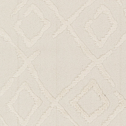 ELAINE Berber Geometric High Pile Cream Area Rug Swatch