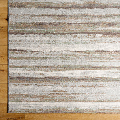 PANDORA Scandi Modern Dark Brown Area Rug Overhead