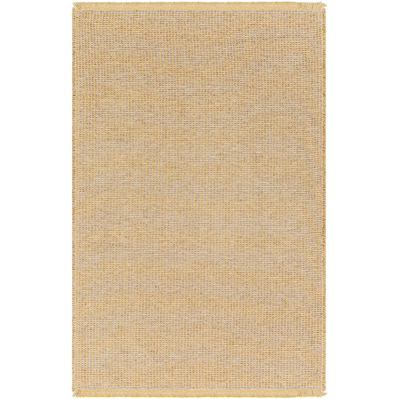 PAVI Becki Owens x Livabliss Solid and Border Brown Jute Area Rug Flat