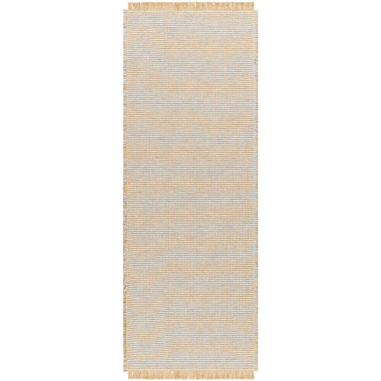 PAVI Becki Owens x Livabliss Solid and Border Grey Jute Area Rug Flat