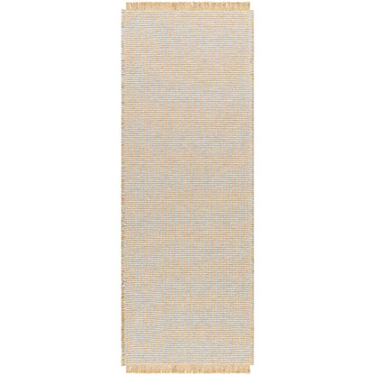 PAVI Becki Owens x Livabliss Solid and Border Grey Jute Area Rug Flat