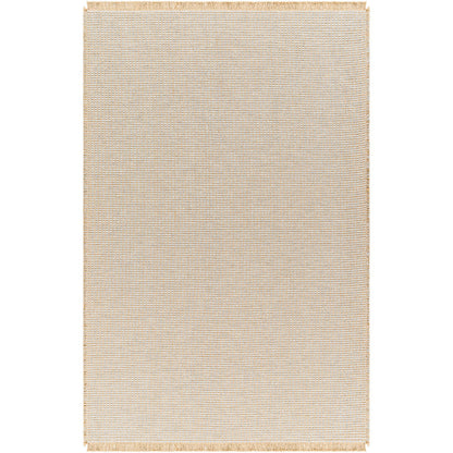 PAVI Becki Owens x Livabliss Solid and Border Grey Jute Area Rug Flat