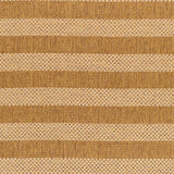 Bahati In- & Outdoor Jute-Look Brown/White Black Striped Rug