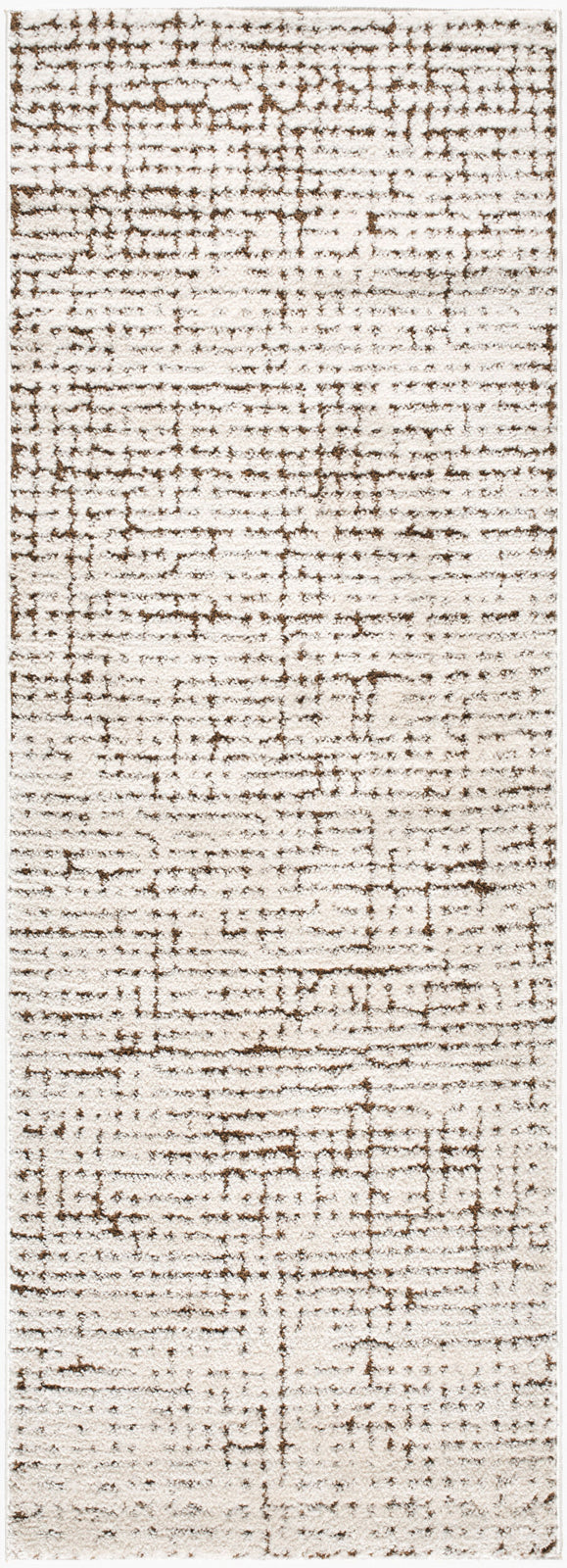 Cascade Our Pnw Home x Livabliss Scandi High Pile Ivory/Brown Rug