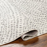 Yonina Scandi Modern Beige/Grey Polka Dot Rug - Image 4