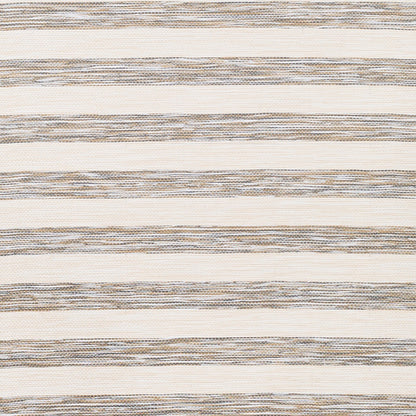 ZAKI Indoor & Outdoor Cottage Beige Striped Area Rug Swatch