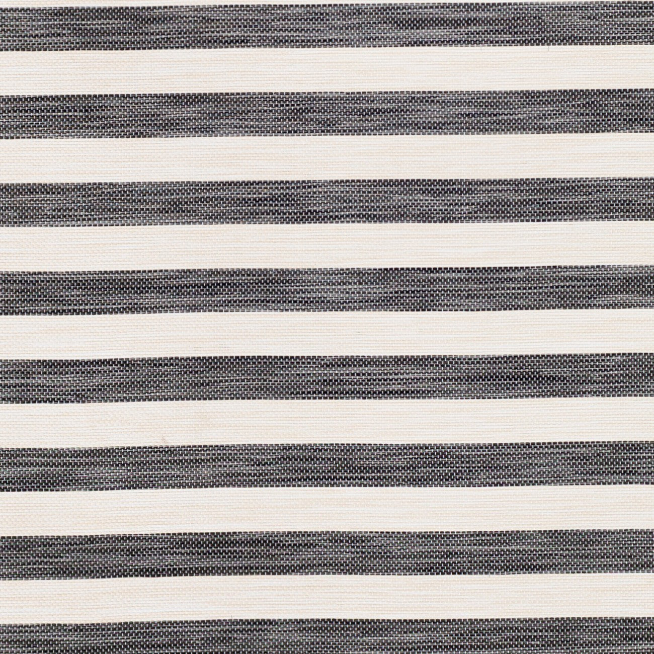 ZAKI Indoor & Outdoor Cottage Black Striped Area Rug Swatch
