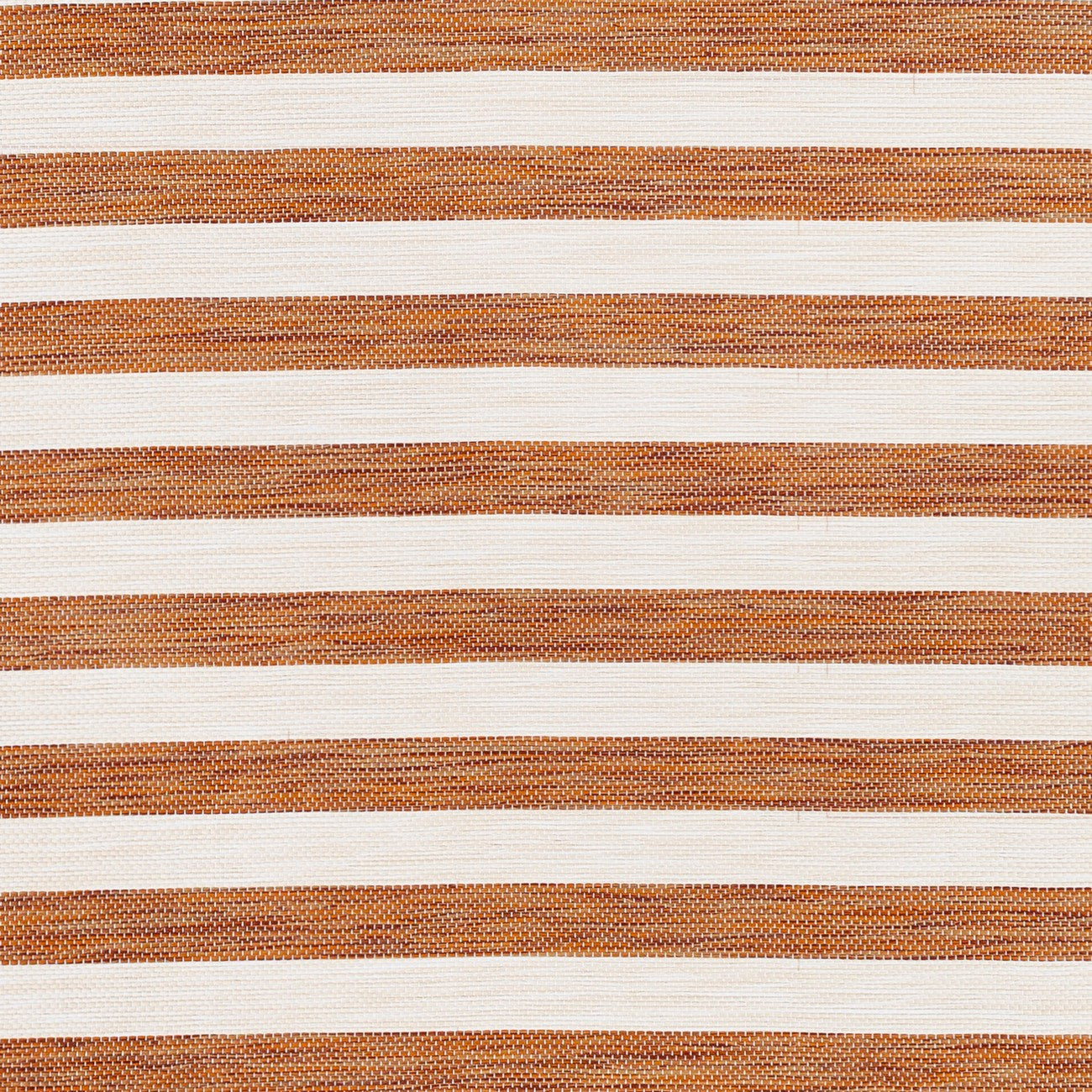 ZAKI Indoor & Outdoor Cottage Orange Striped Area Rug Swatch