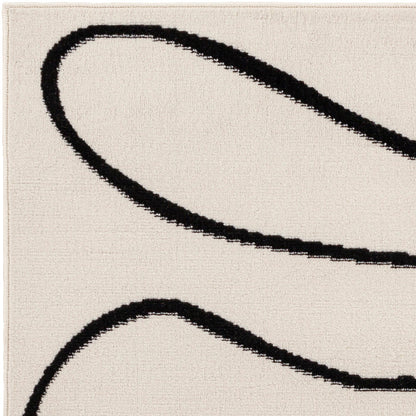 LYLOU Scandi Modern Beige Area Rug Zoom