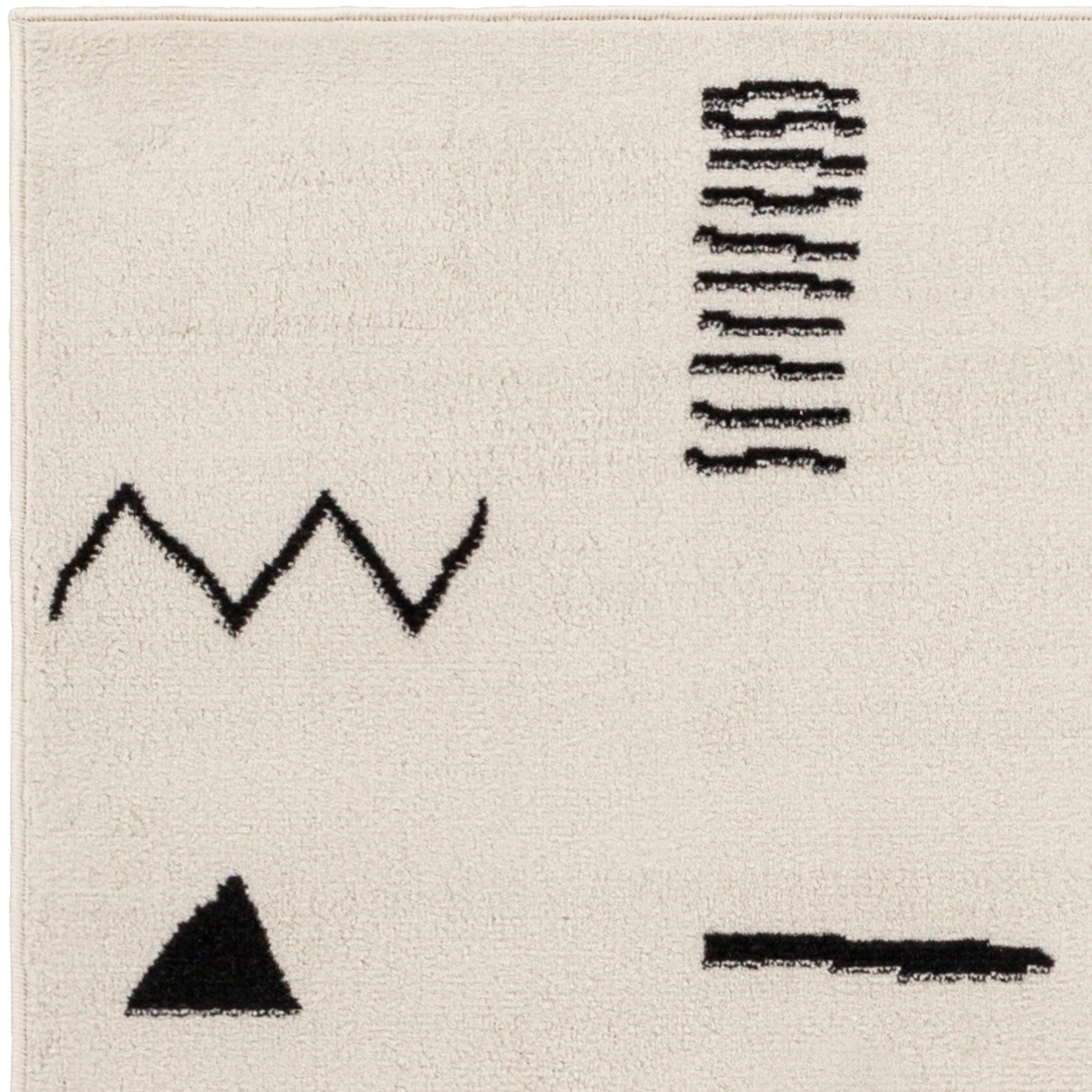 BIEBE OAK Scandi Modern Beige Area Rug Zoom