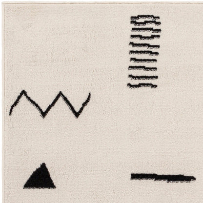 BIEBE OAK Scandi Modern Beige Area Rug Zoom