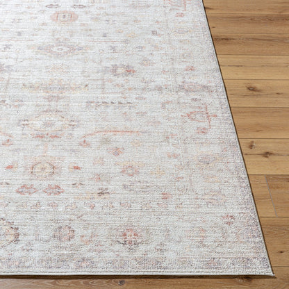 REESHA Our PNW Home x Livabliss Vintage Traditional Oriental Boho Ivory/Rust Area Rug Front